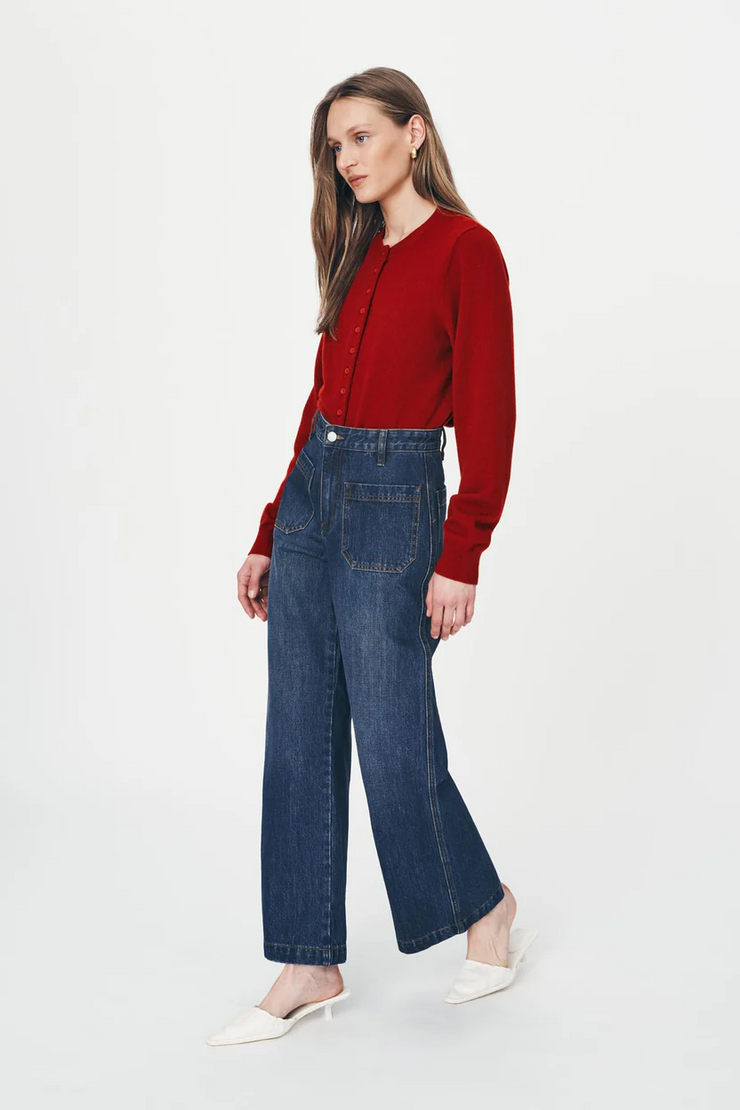 Rowie Jahmain Straight Jeans // Classic Indigo