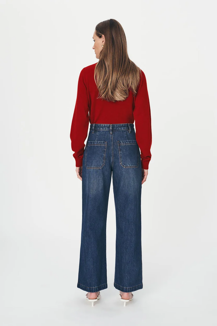 Rowie Jahmain Straight Jeans // Classic Indigo