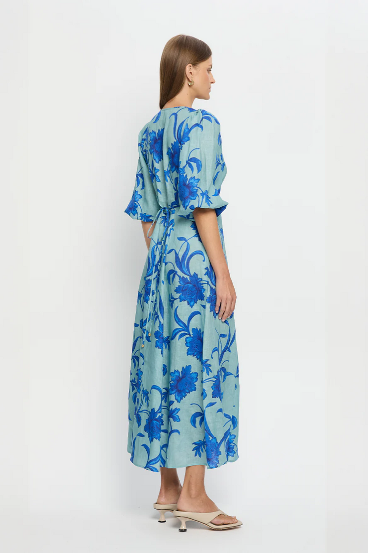 Kivari Juniper Maxi Dress // Blue & Teal