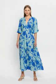 Kivari Juniper Maxi Dress // Blue & Teal