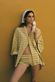 Ciao Ciao Hot Pant // Lemon Striper