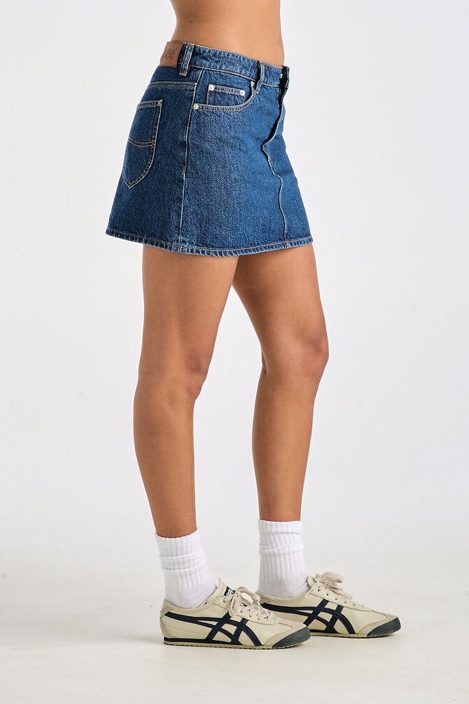 Lee Relaxed Mini Skirt // Indigo Dream