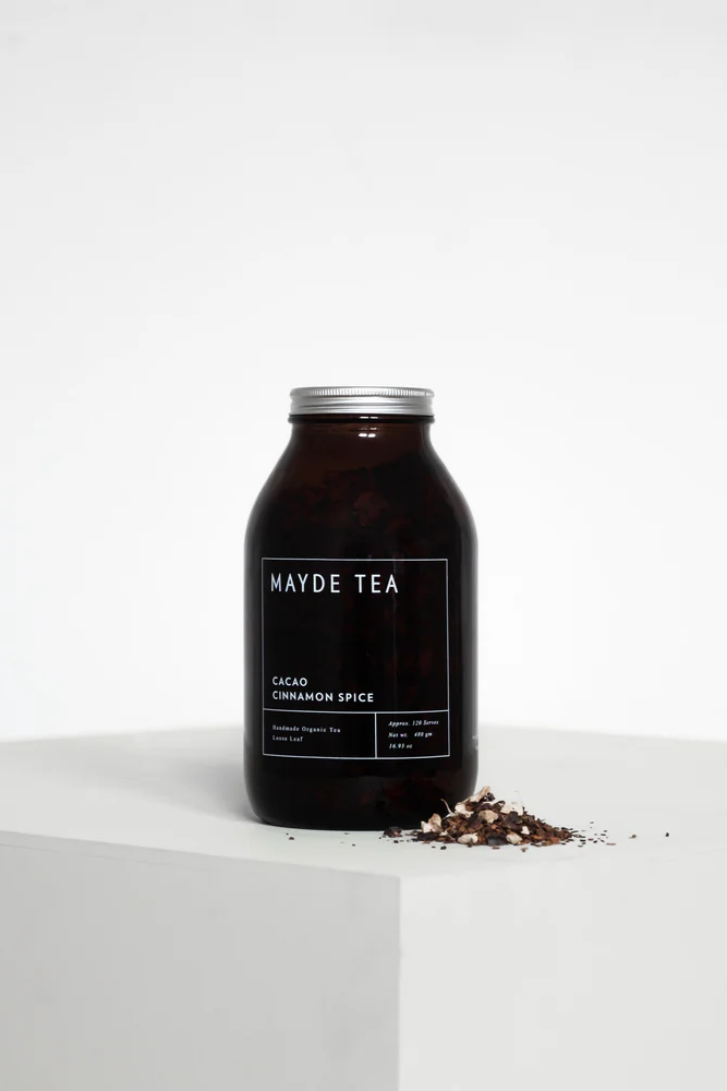 Mayde Tea Cacao Cinnamon Spice // 120 serve jar