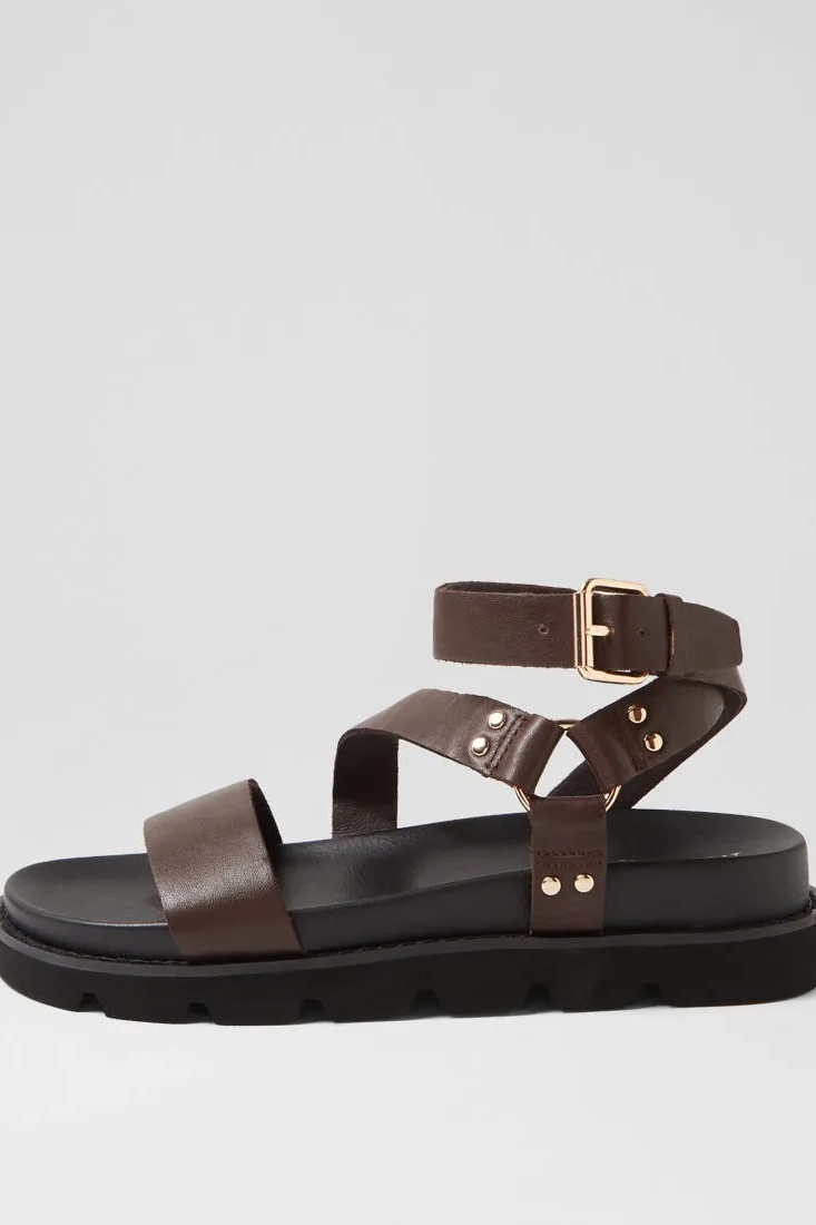 Mollini Caplan Sandals // Choc Black