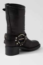 Mollini Kacee Leather Calf Boots // Black