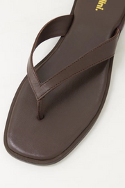 Mollini Juliena Thongs // Brown Leather