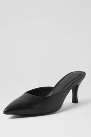 Mollini Tay Pump Heels // Black Leather