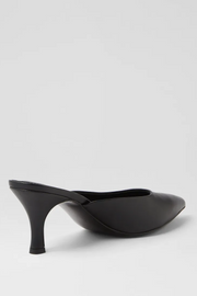 Mollini Tay Pump Heels // Black Leather