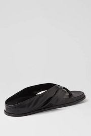 Mollini Hedley Thongs // Black Leather