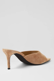 Mollini Preetence Heels // Light Chocolate Suede