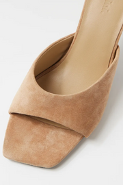 Mollini Preetence Heels // Light Chocolate Suede