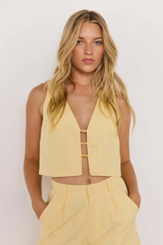 Mink Pink Gigi Bead Front Top // Butter