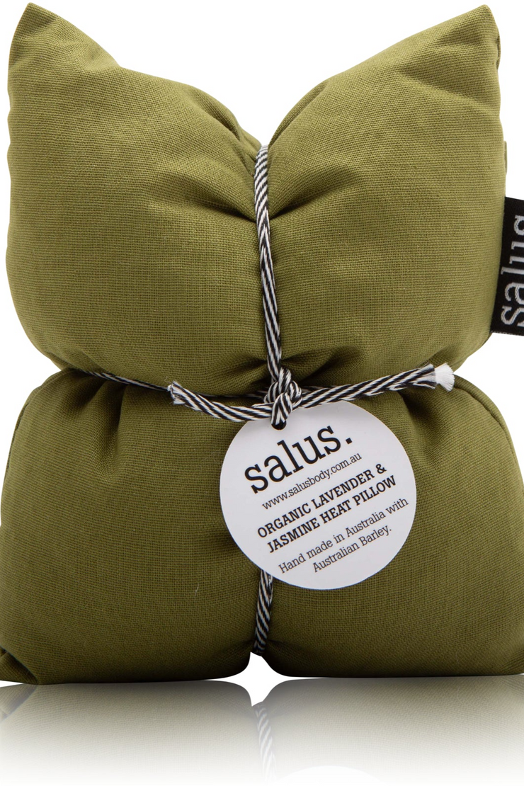 Salus Lavender & Jasmine Heat Pillow // Moss Green