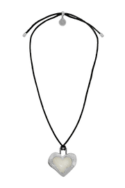 Mountain And Moon Olympia Necklace // Silver