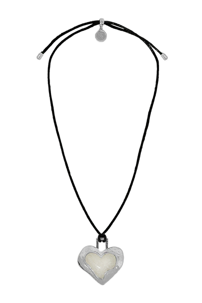 Mountain And Moon Olympia Necklace // Silver