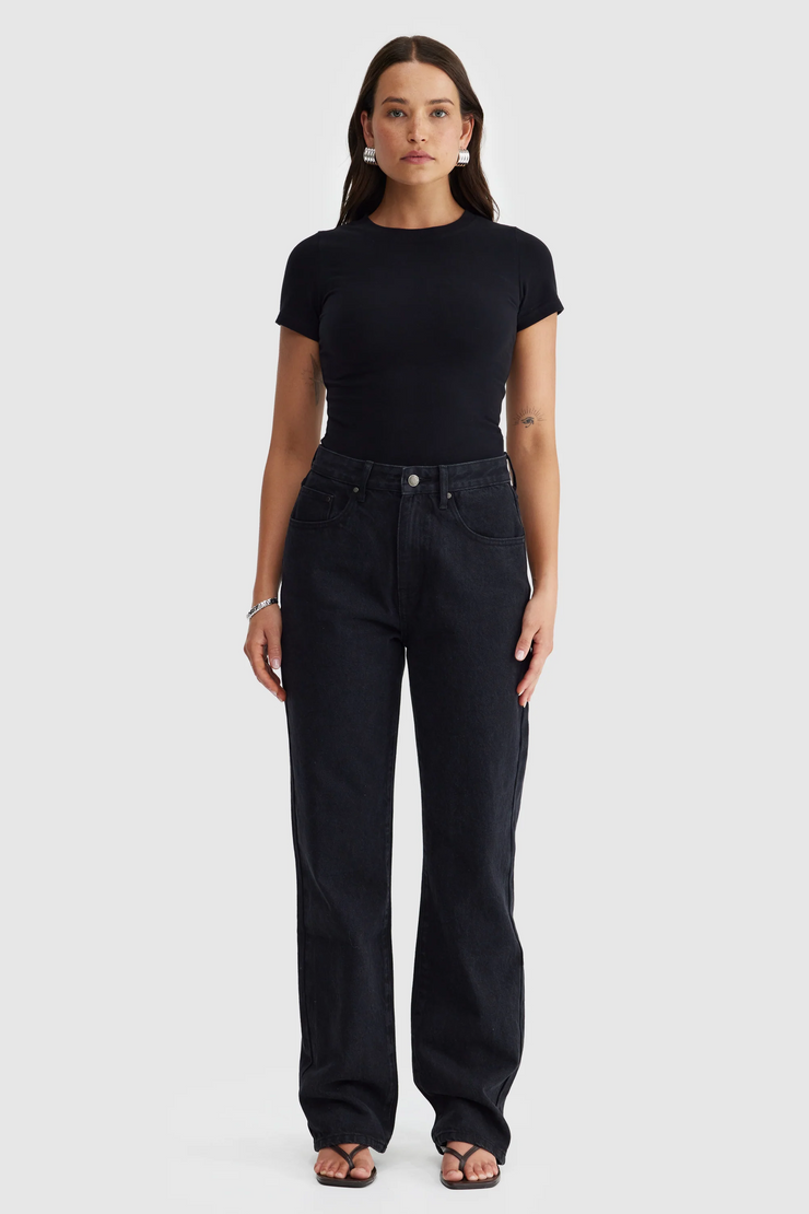 ORTC Evie Fitted T Shirt // Black