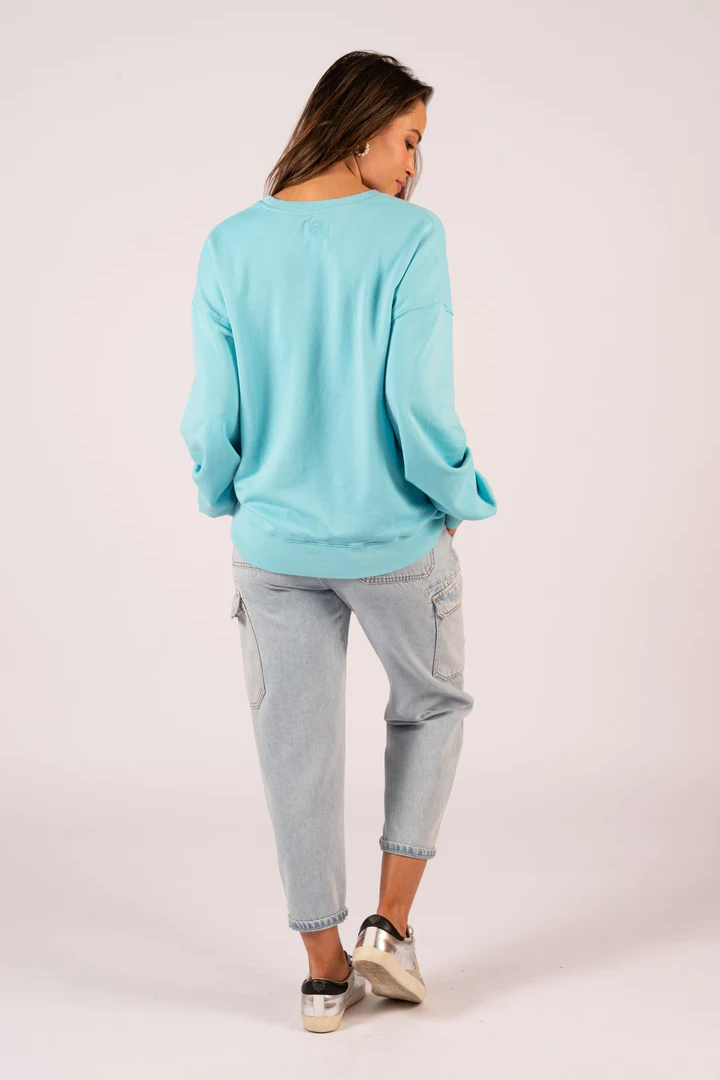 We Are The Others Chelsea Vintage Sweat // Soft Aqua