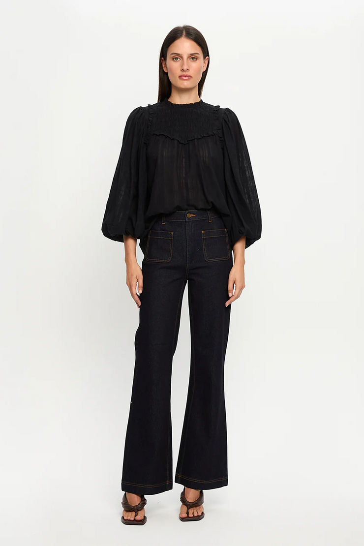 Kivari Paige Blouse // Black