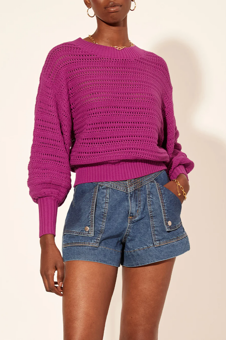 Kivari Pepe Knit Sweater // Purple