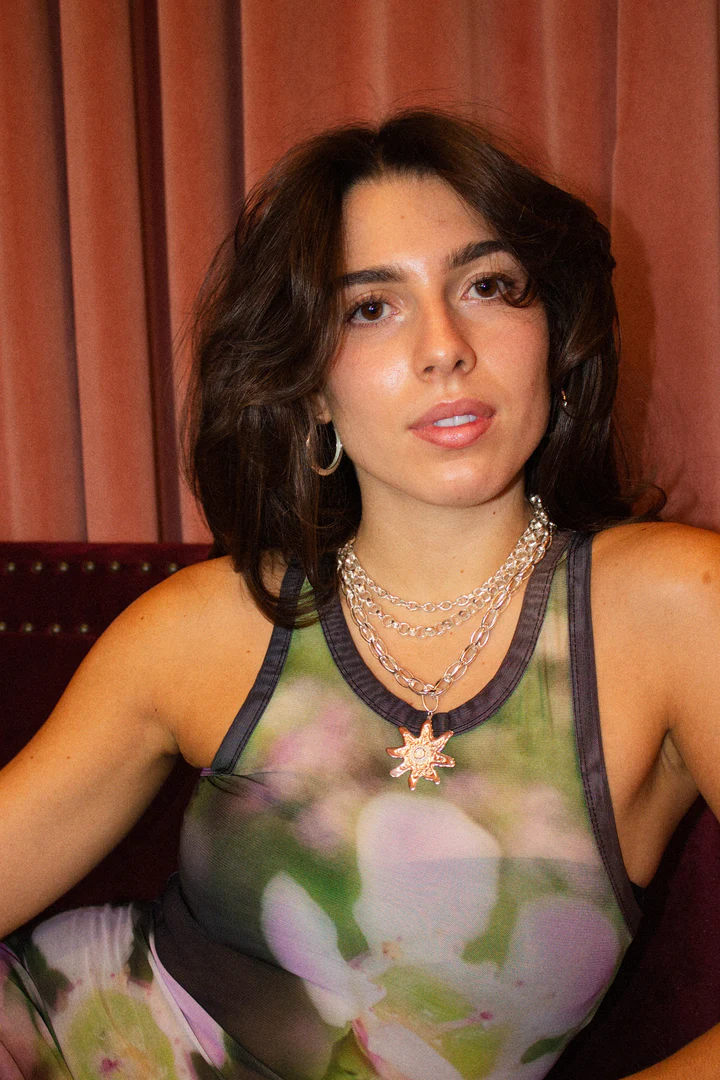 Mountain And Moon Aria Necklace // Silver