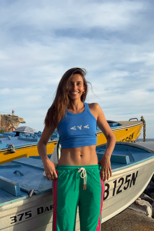 Araminta James Lobster Tank // French Blue