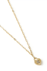 Arms Of Eve Ruby Heart Necklace // Stone