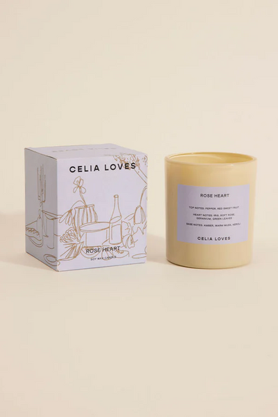 Celia Loves Candle // Rose Heart