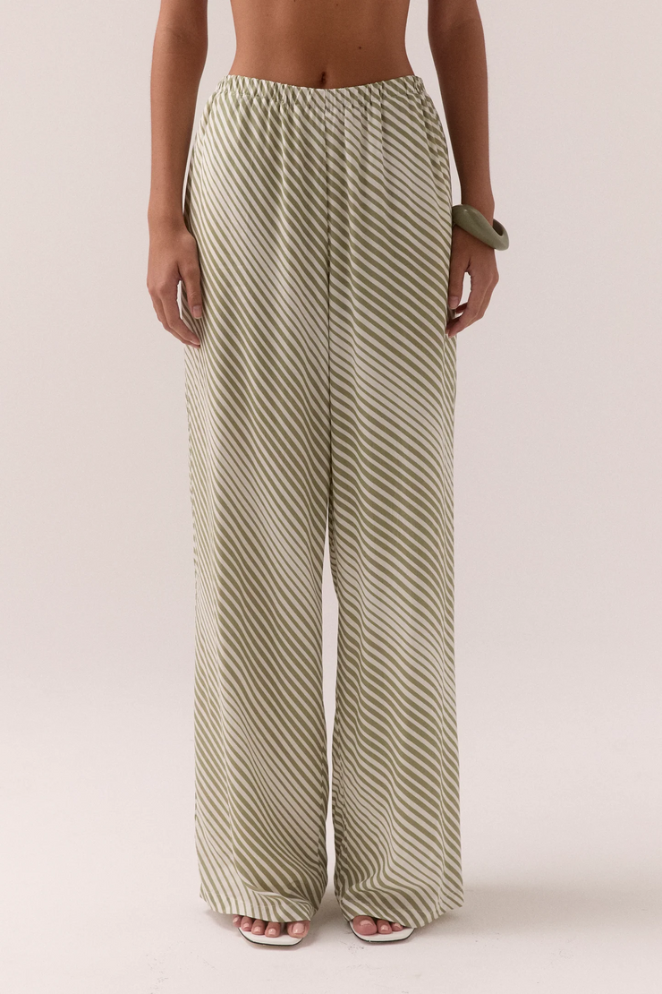 Sovere Vista Pants // Olive Stripe