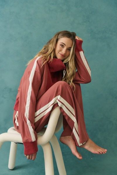 Cartel & Willow Adeline Pant // Dusty Rose