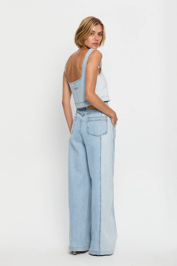 Kivari Carla Jean // Two Tone Denim