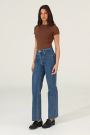 Madison The Label Tammy Baby Tee // Choc