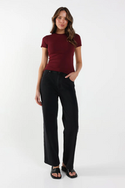 Madison The Label Tammy Baby Tee // Shiraz