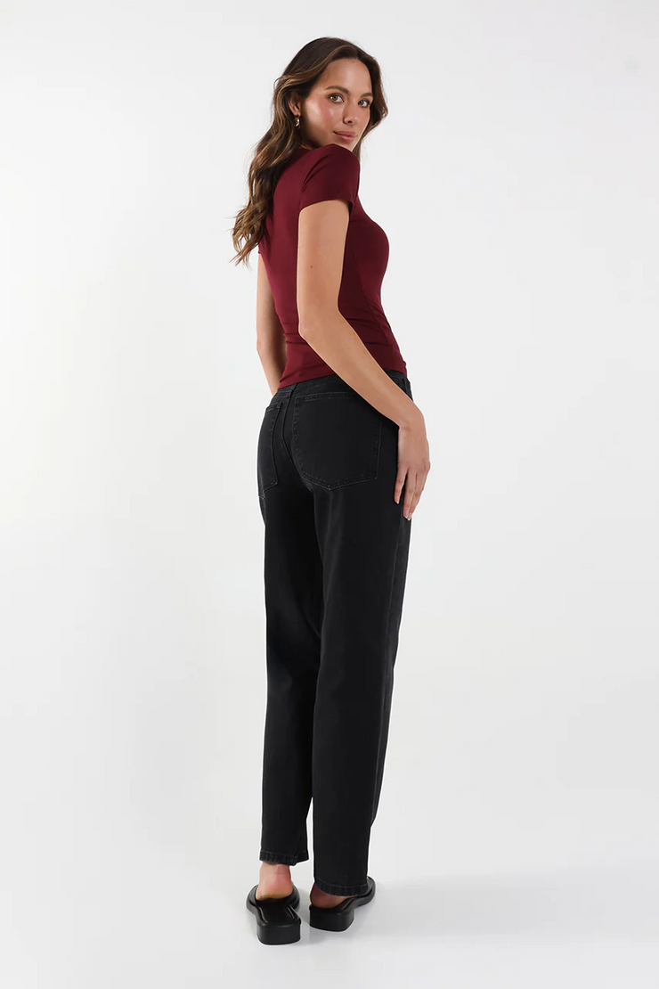 Madison The Label Tammy Baby Tee // Shiraz