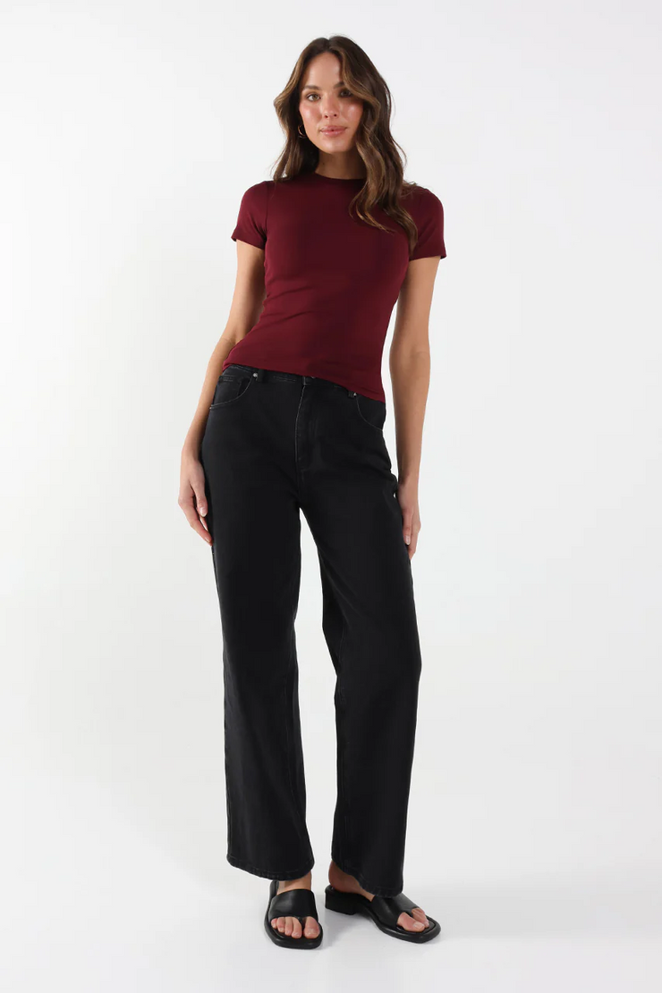 Madison The Label Tammy Baby Tee // Shiraz