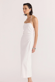 Staple The Label Athena Halter Midi Dress // White