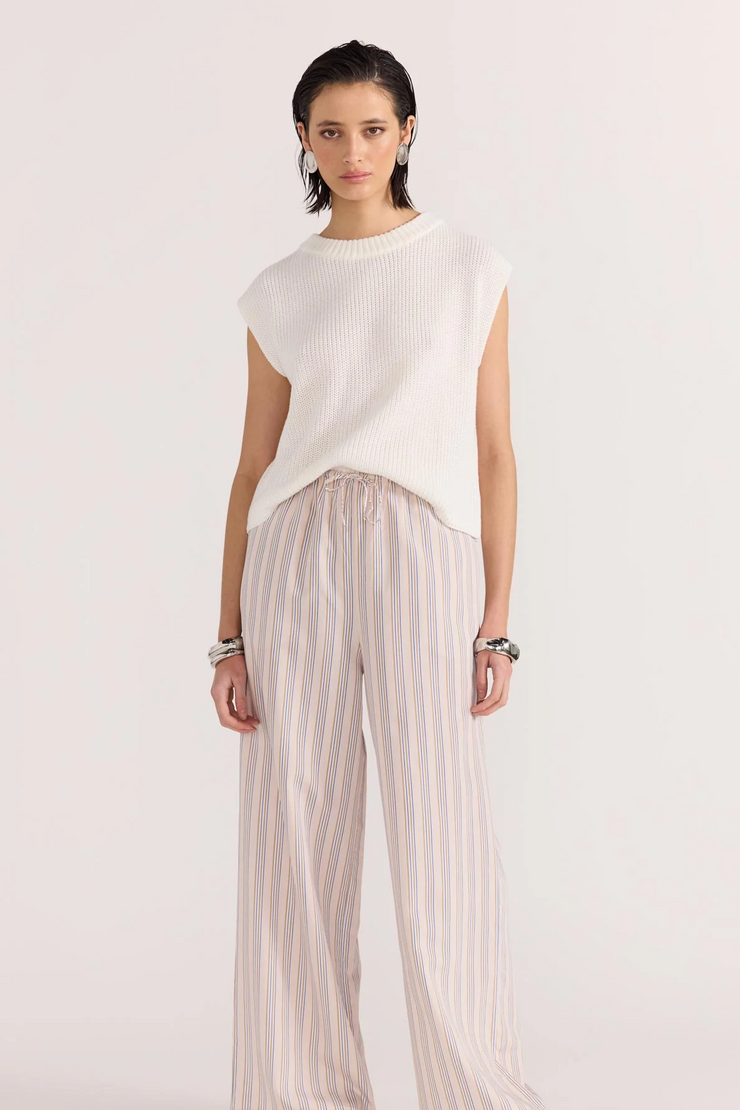 Staple The Label Petra Knit Top // Off White