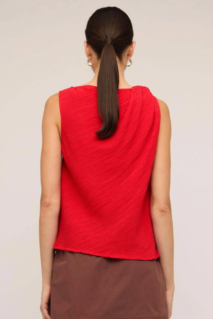 Staple The Label Amira Twist Top // Red