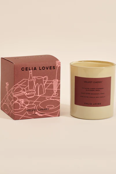Celia Loves Candle // Velvet Cherry