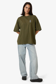 Thrills Spirit Of Reality Oversized Tee // Burnt Olive