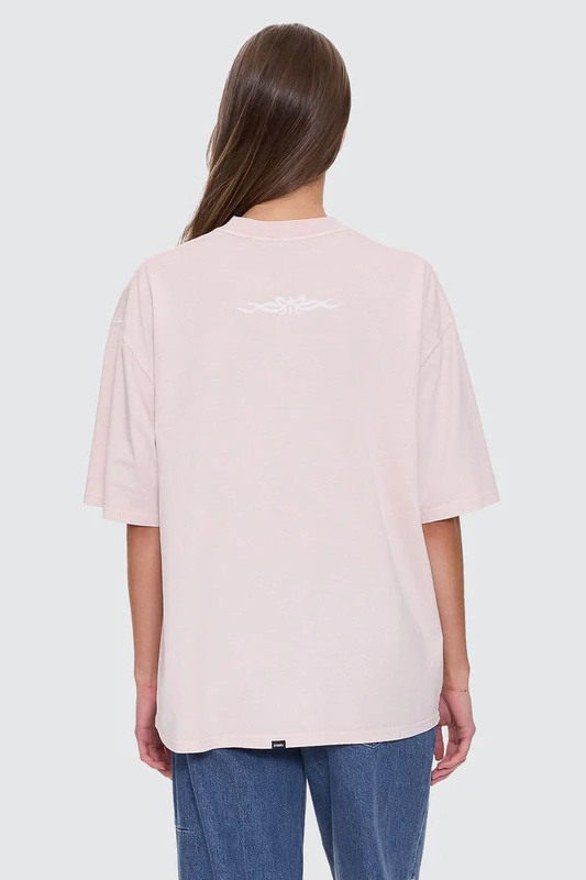Thrills Suspended In Time Oversized Tee // Mauve Chalk