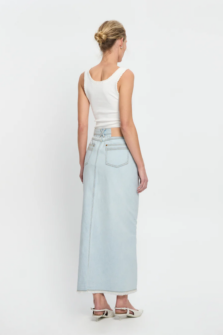 Kivari Zoya Skirt // Pale Indigo