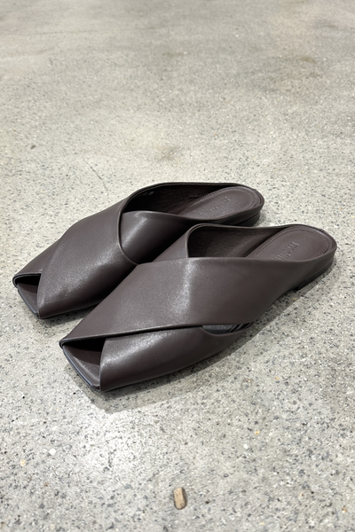 Mollini Barnee Sandal // Dark Chocolate