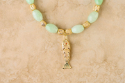 Indigo & Wolfe Goia Necklace // Jade