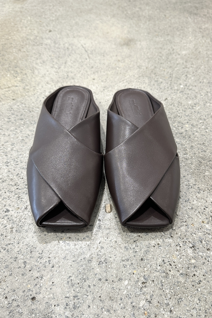 Mollini Barnee Sandal // Dark Chocolate