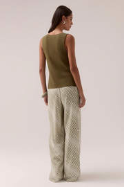 Sovere Vista Pants // Olive Stripe