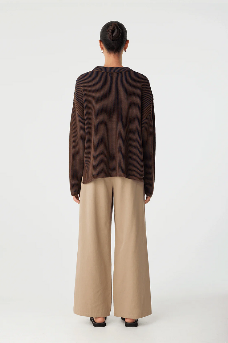 Arcaa Josie Sweater // Espresso