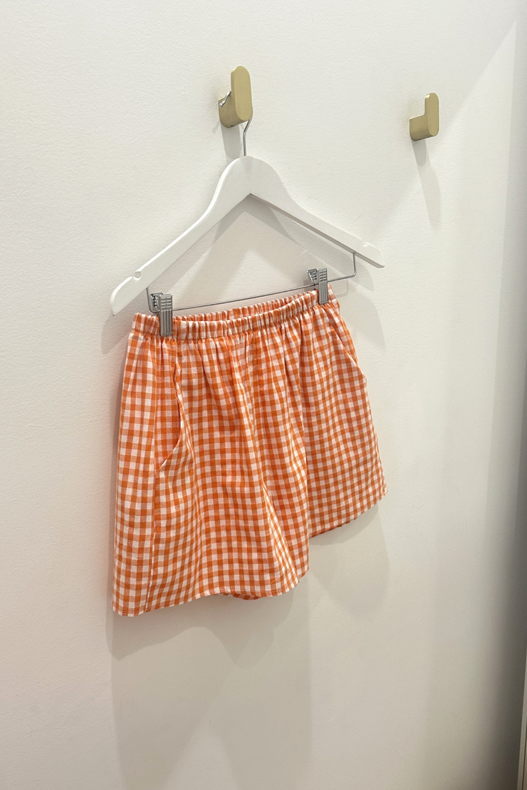 By Frankie Set // Aperol Orange Gingham