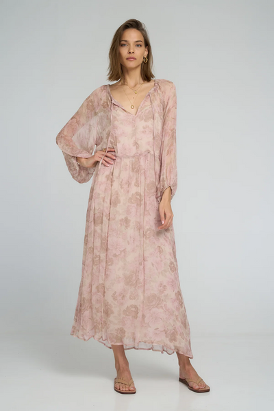 Lilya Verbena Dress // Monet Floral Print