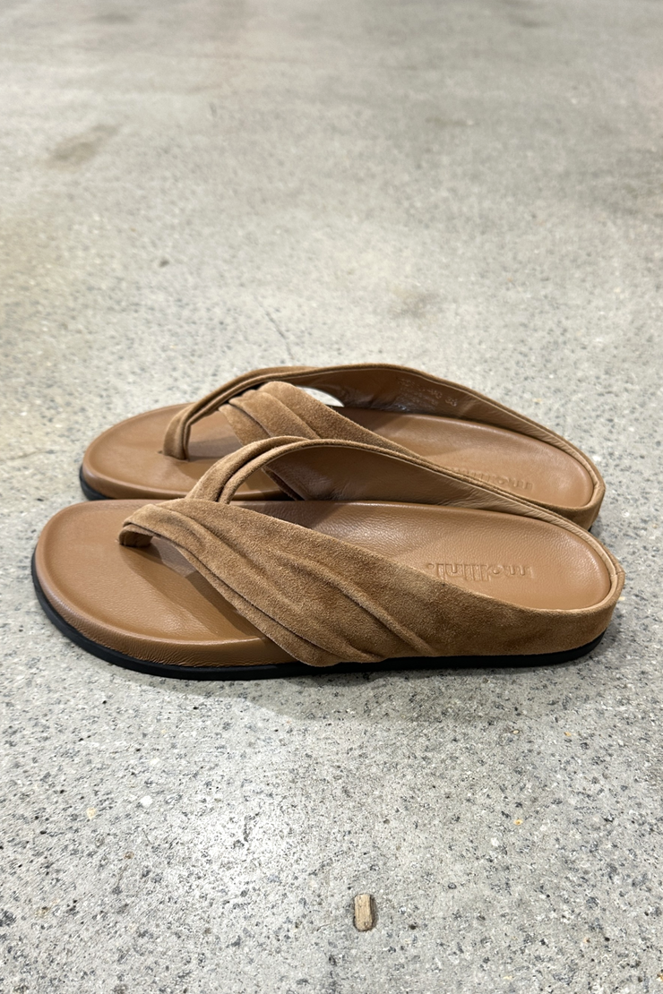 Mollini Hedley Thongs // Coffee Suede