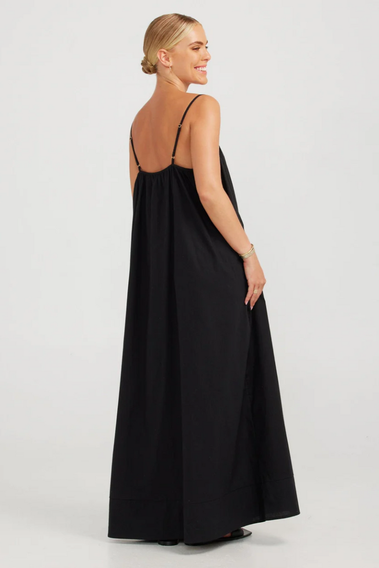 Charlie Holiday Clementine Maxi Dress // Black